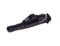 Nylon Halsband Classic Preno, schwarz/grau